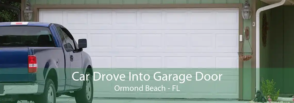 Car Drove Into Garage Door Ormond Beach - FL