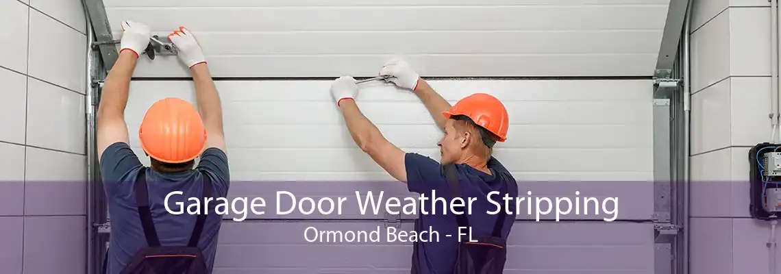 Garage Door Weather Stripping Ormond Beach - FL